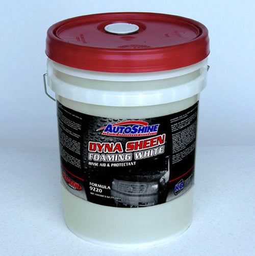 Dyna Sheen Colors: White, Pink, Blue, or Gold Foaming Protectant