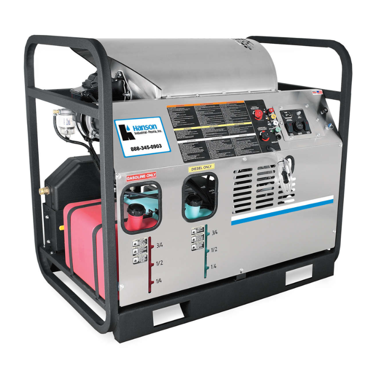 HDS Series Gasoline or Diesel Skid Hot Water Pressure Washer