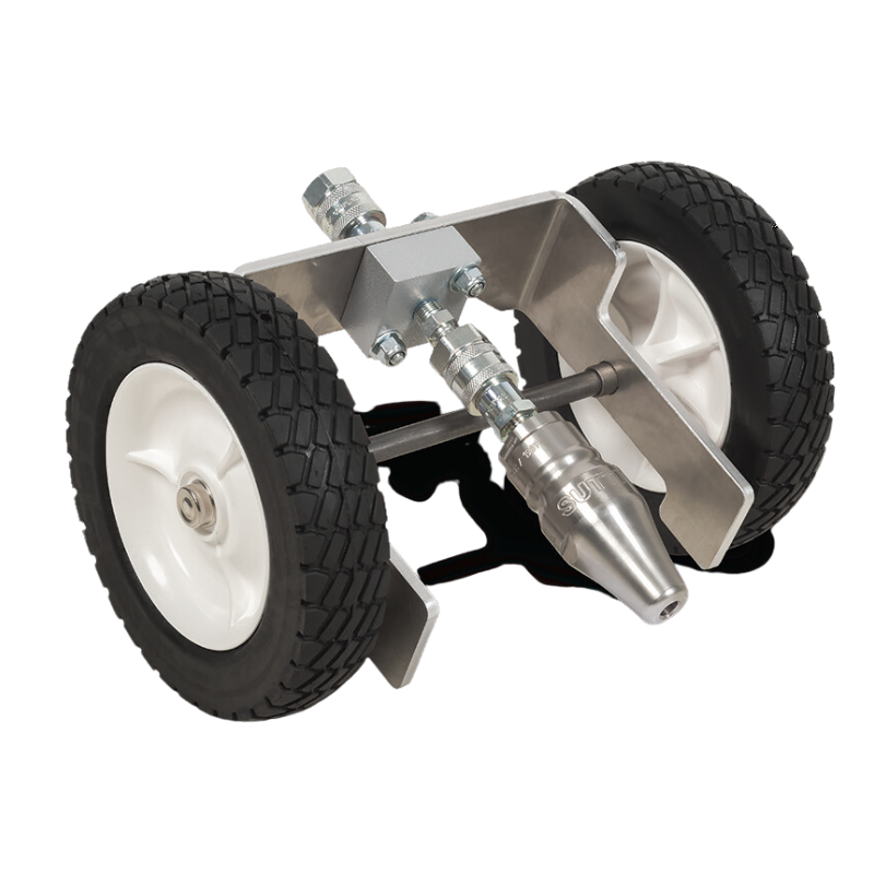 Power Broom with Rotating Nozzle