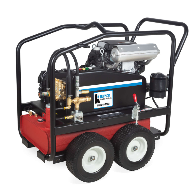 Premium Series Gasoline Portable w/ Roll Cage Cold Water Pressure Washer