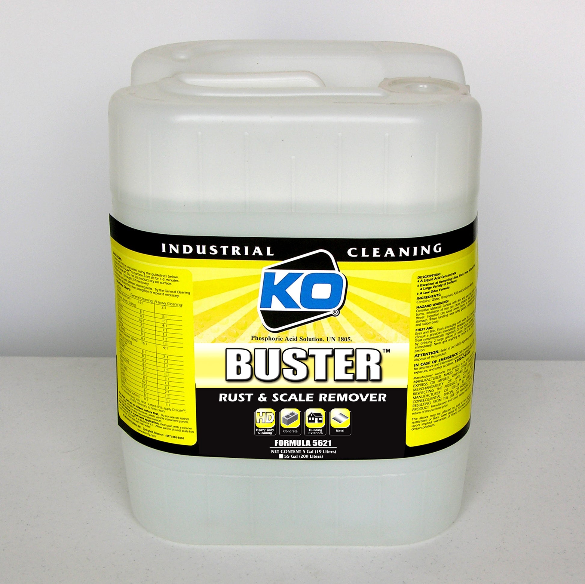 Buster Heavy Duty Rust and Scale Remover – Hanson Industrial Peoria