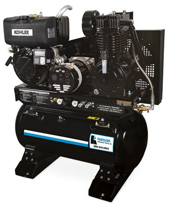 30-Gallon Two Stage Diesel Air Compressor/Generator