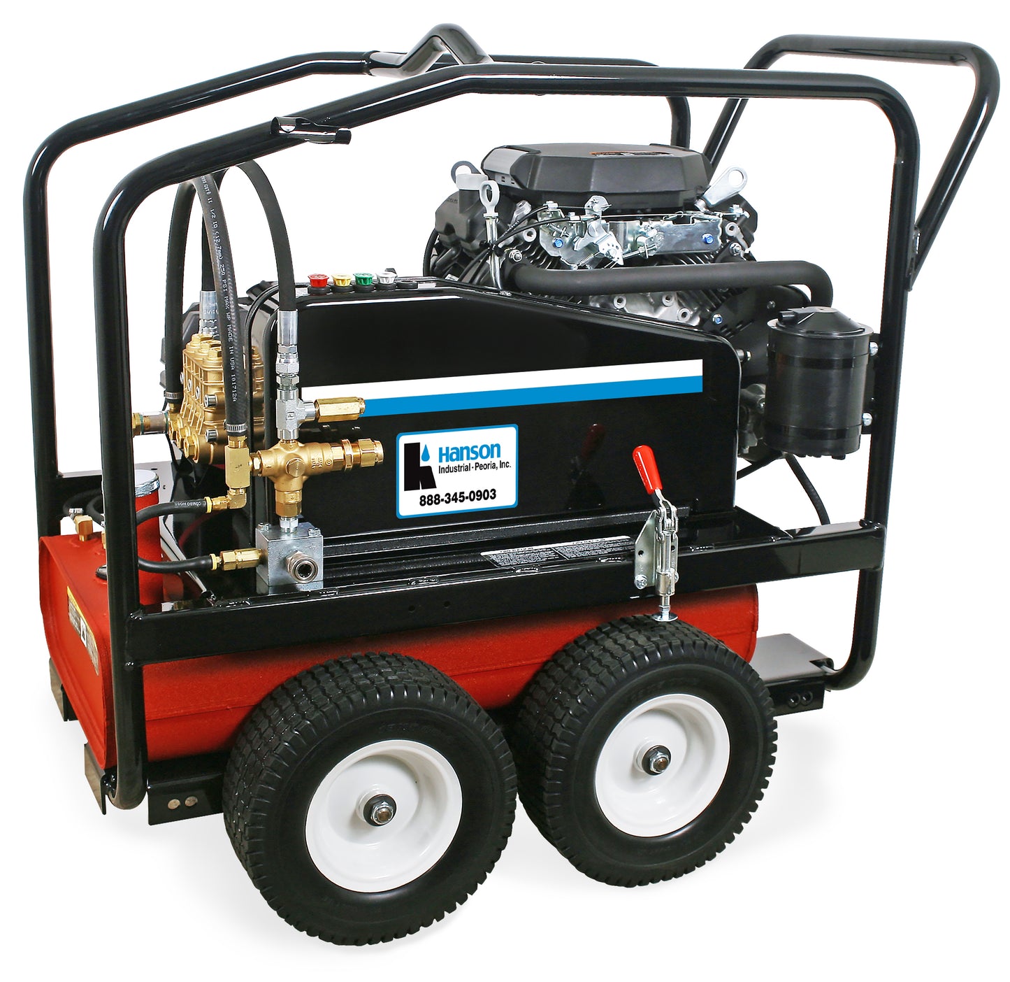 Premium Series Gasoline Portable w/ Roll Cage Cold Water Pressure Washer