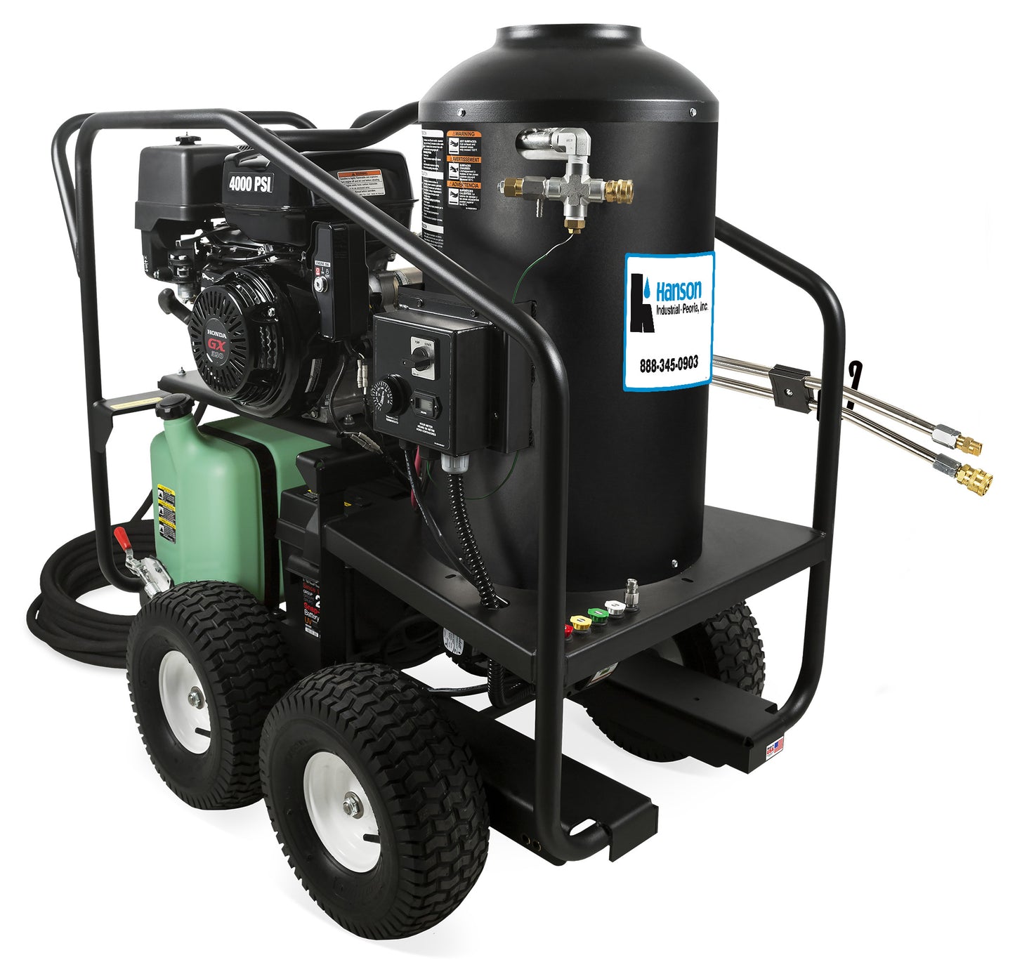 Hanson DHG Series Portable Gasoline Hot Water Pressure Washer